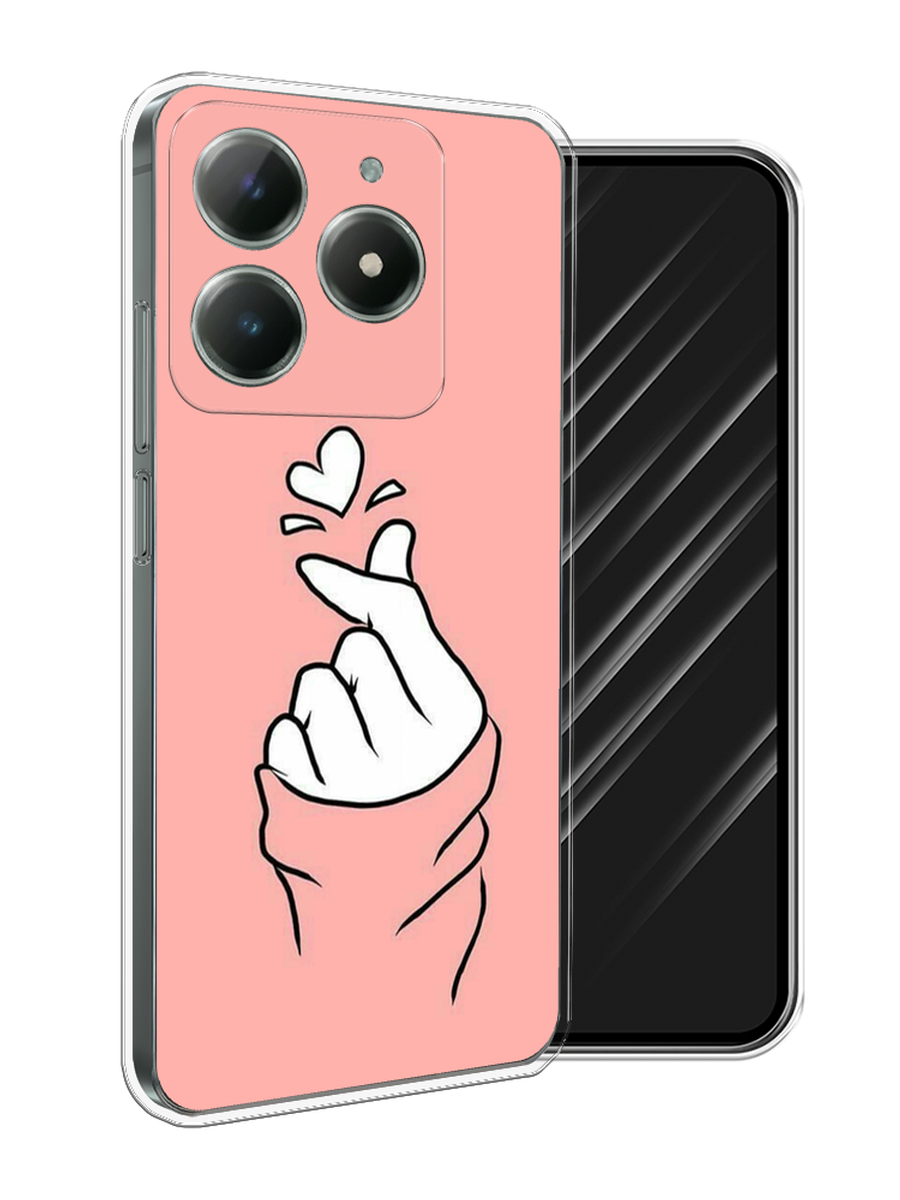 

Чехол Awog на Realme C61 4G (Global) "Любовь-щелк", Оранжевый, 2518050-1