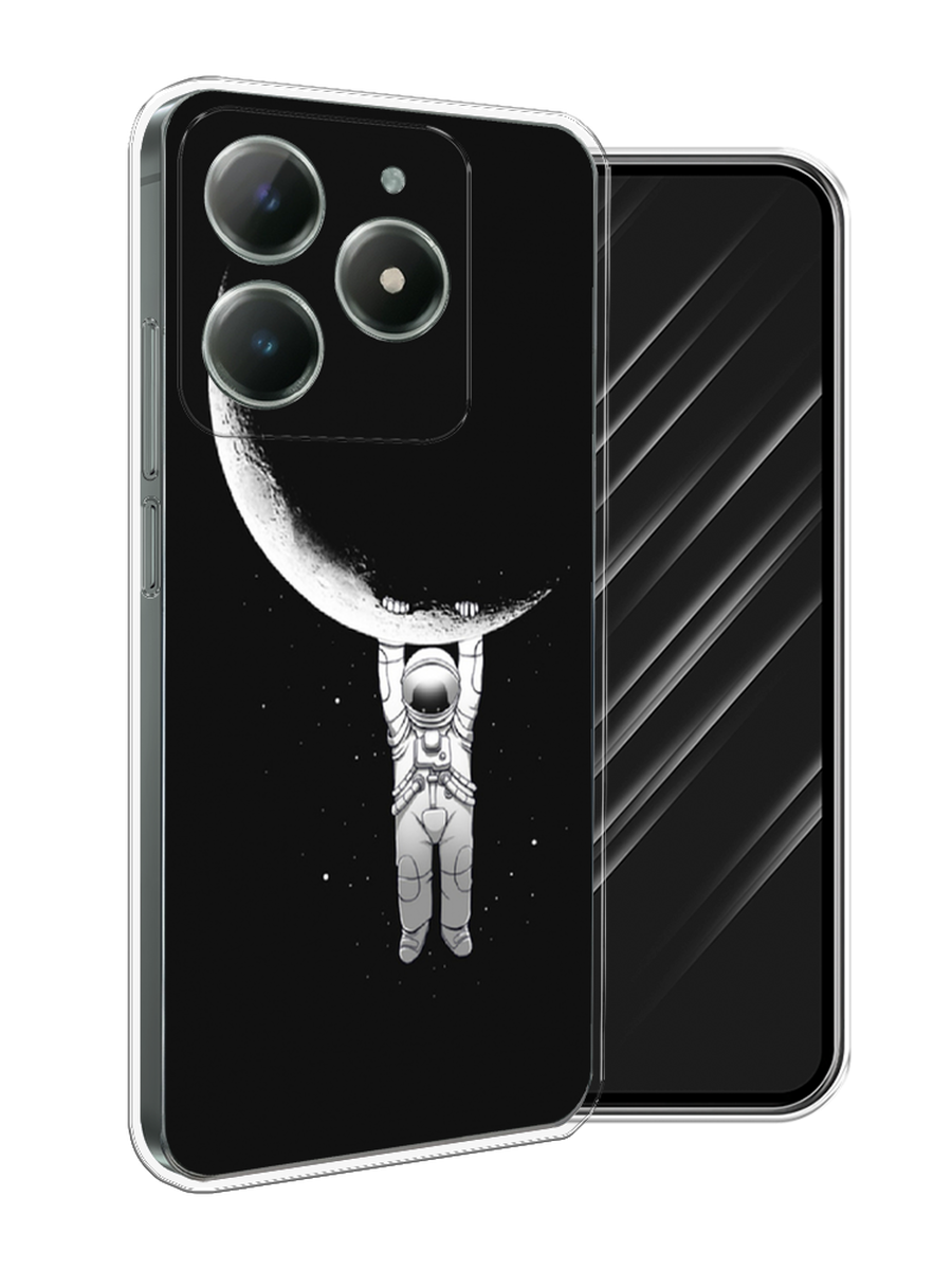 

Чехол Awog на Realme C61 4G (Global) "Космонавт", Белый;черный, 2518050-1