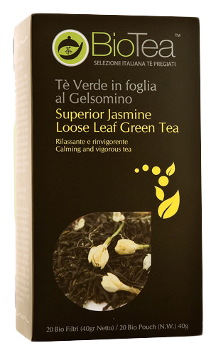 

Чай зеленый BioTea с жасмином в пакетиках 2 г х 20 шт