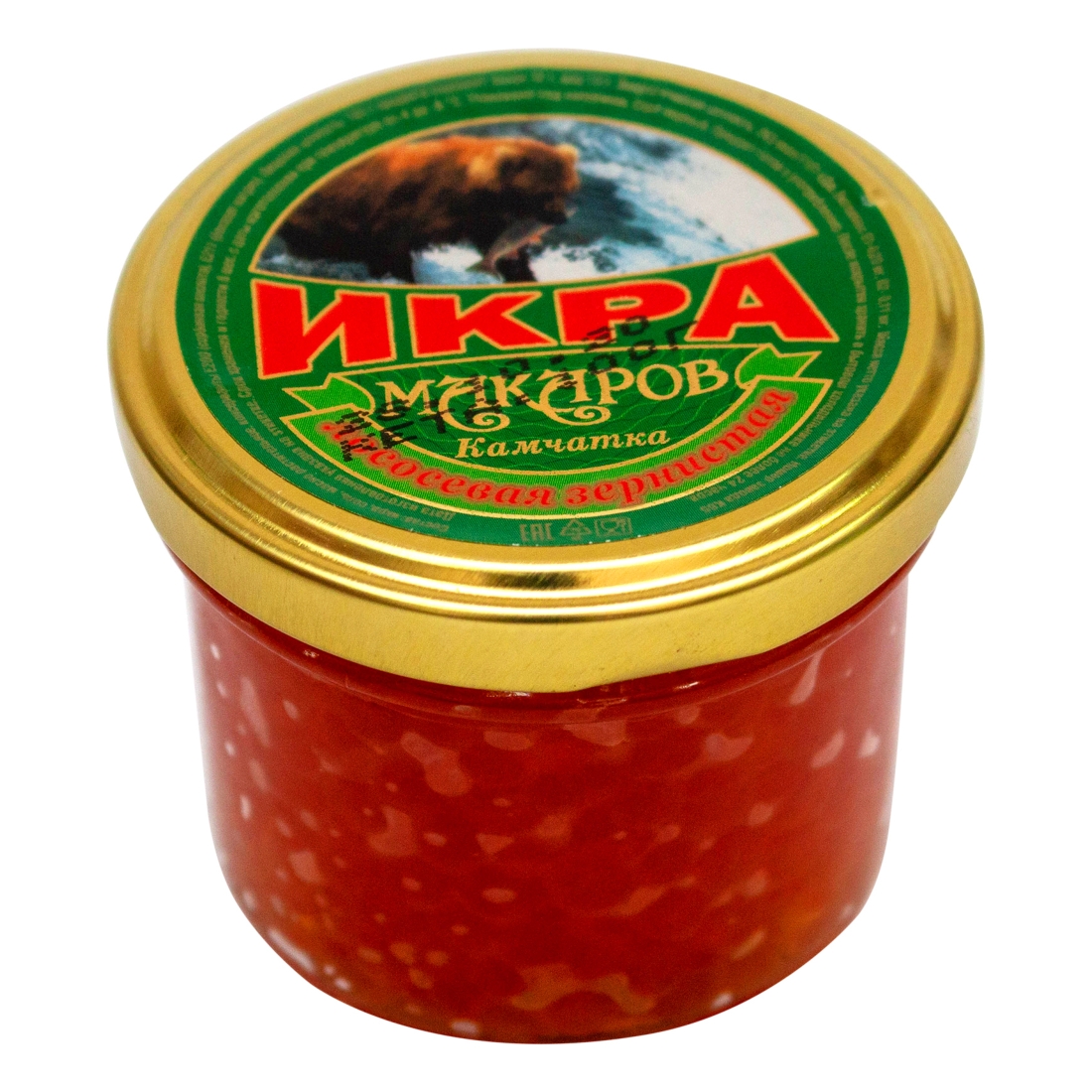 

Икра лосося красная Макаров зернистая 100 г