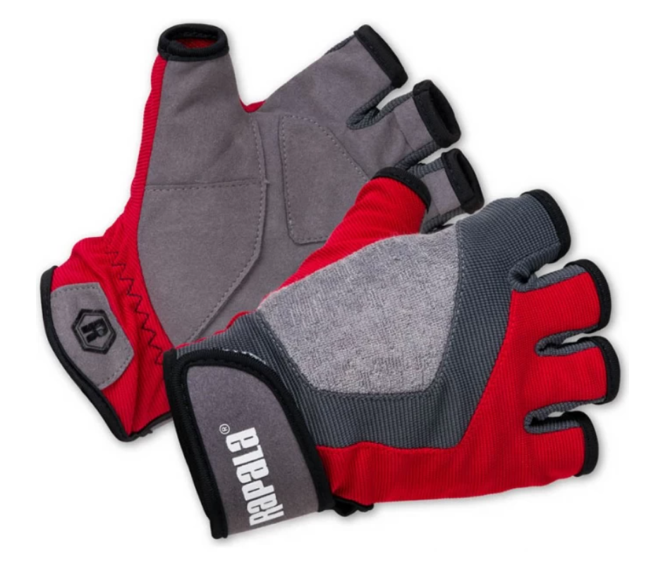 

Перчатки для рыбалки Rapala Performance (26 /  / Half finger, серый, красный, Performance