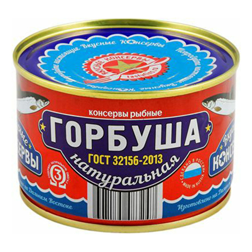 

Горбуша Tasty Tins в собственном соку 245 г