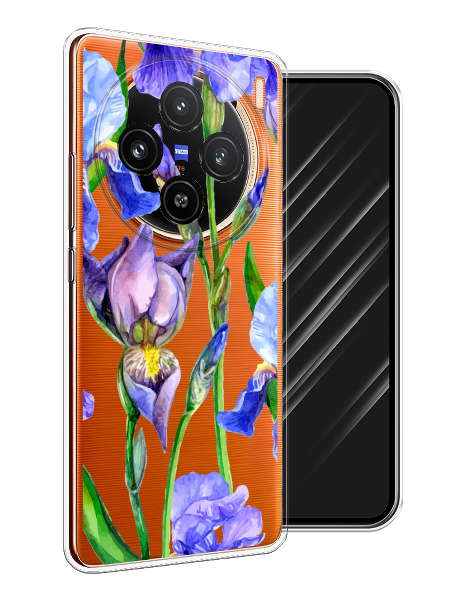 

Чехол Awog на Vivo X100 "Синие ирисы", Фиолетовый;голубой;зеленый, 2611750-1