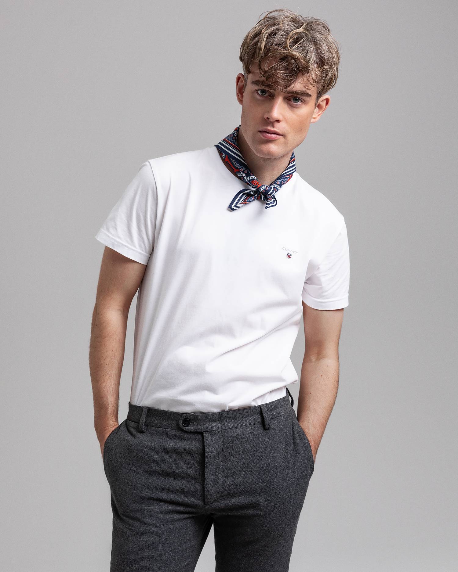 Футболка мужская GANT 234100 белая XL