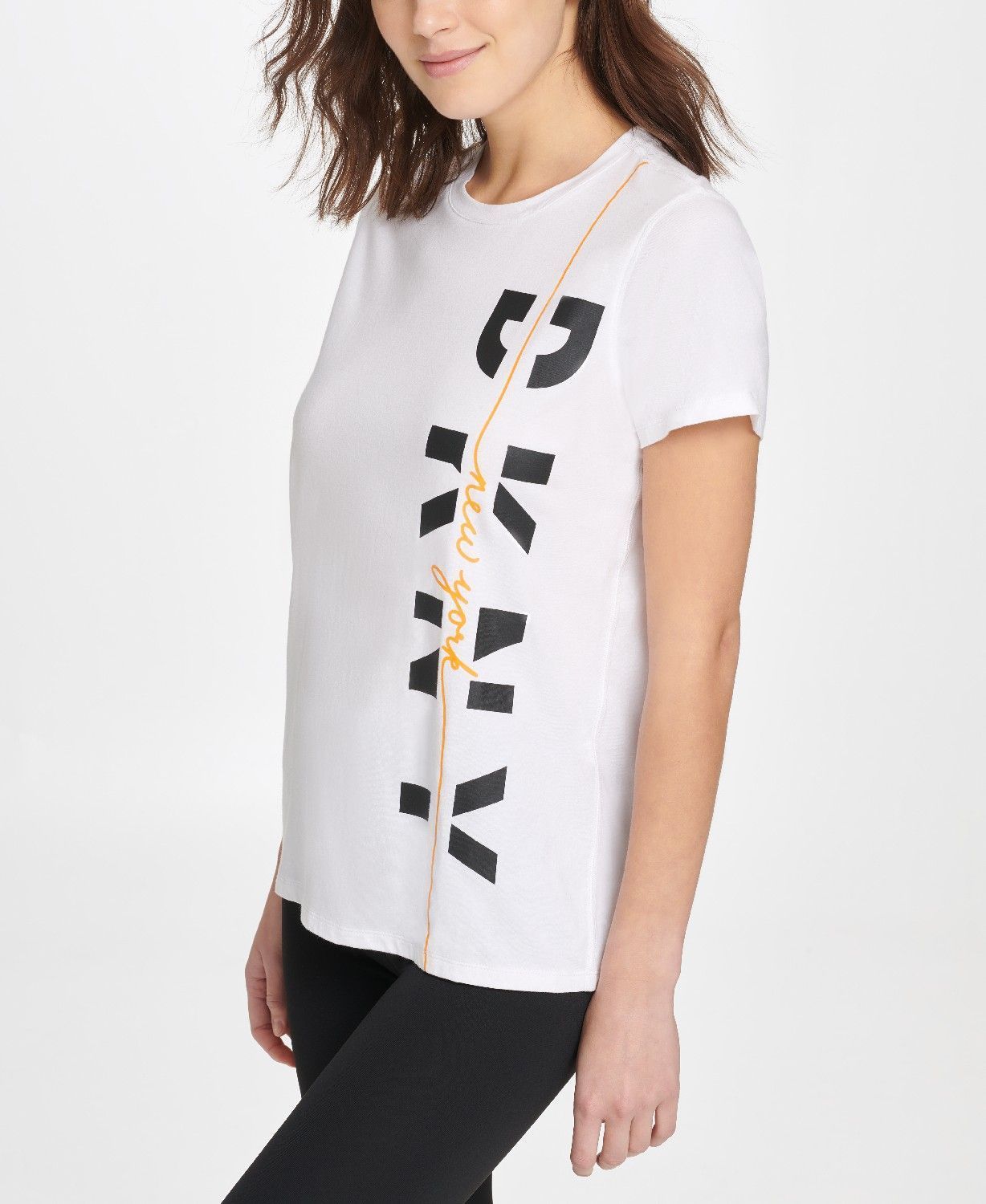

Футболка женская DKNY DP9T7046 белая S, DP9T7046