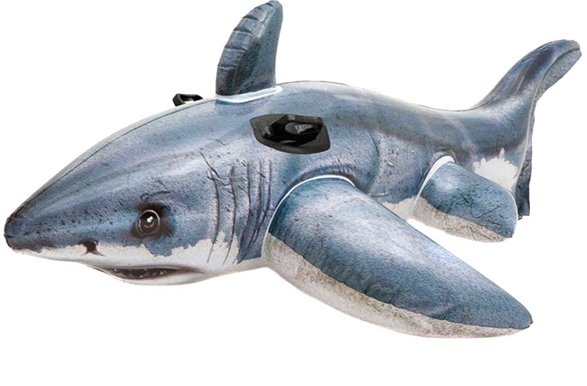Надувная игрушка для плавание Акула 173*107 см 57525  INTEX надувная игрушка intex акула с57525