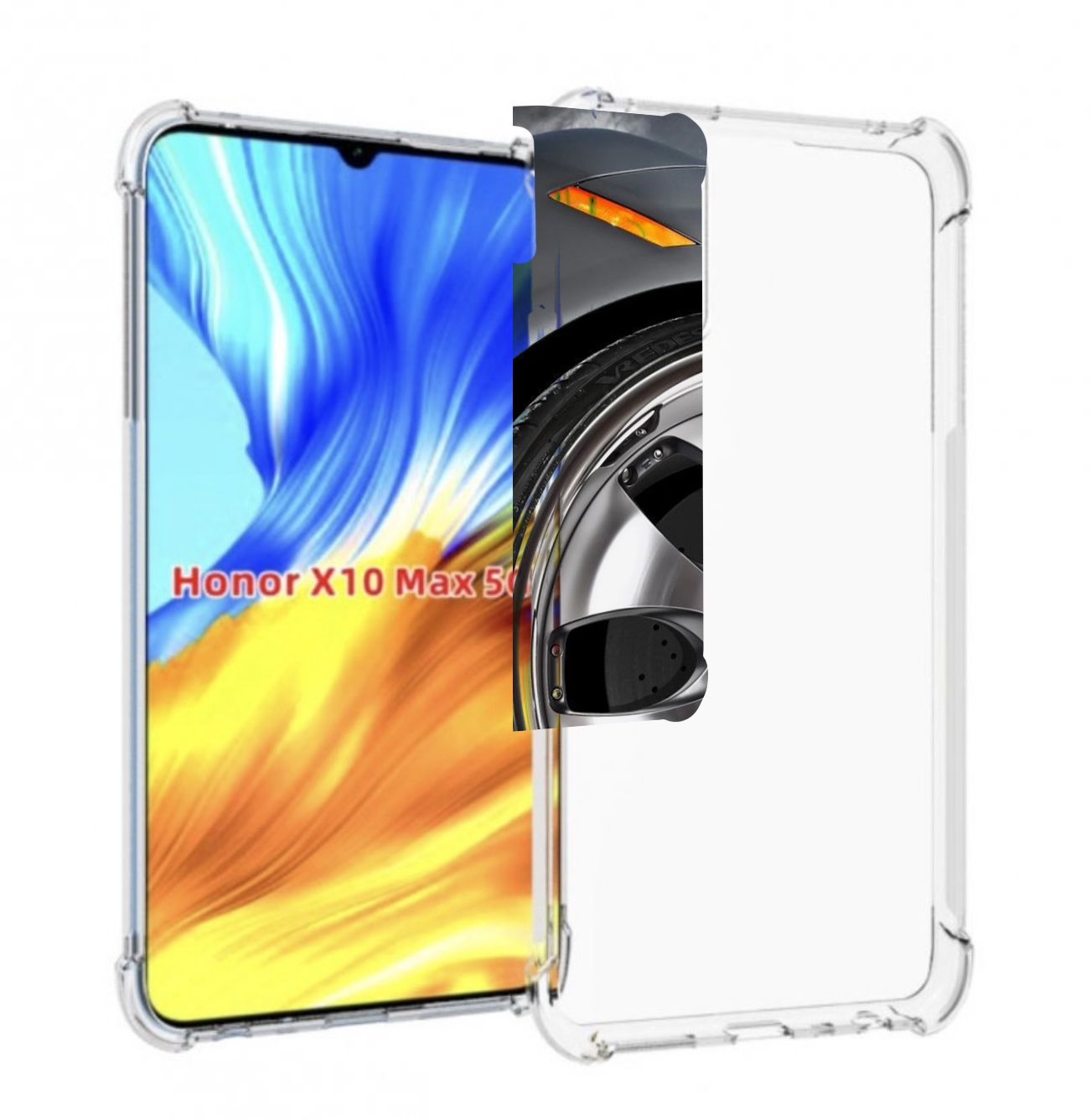 

Чехол MyPads Колесо мужской для Honor X10 Max, Прозрачный, Tocco