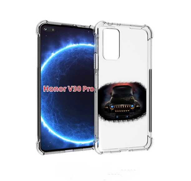 

Чехол бампер MyPads jeep джип 2 для Honor V30 Pro, Прозрачный, Tocco