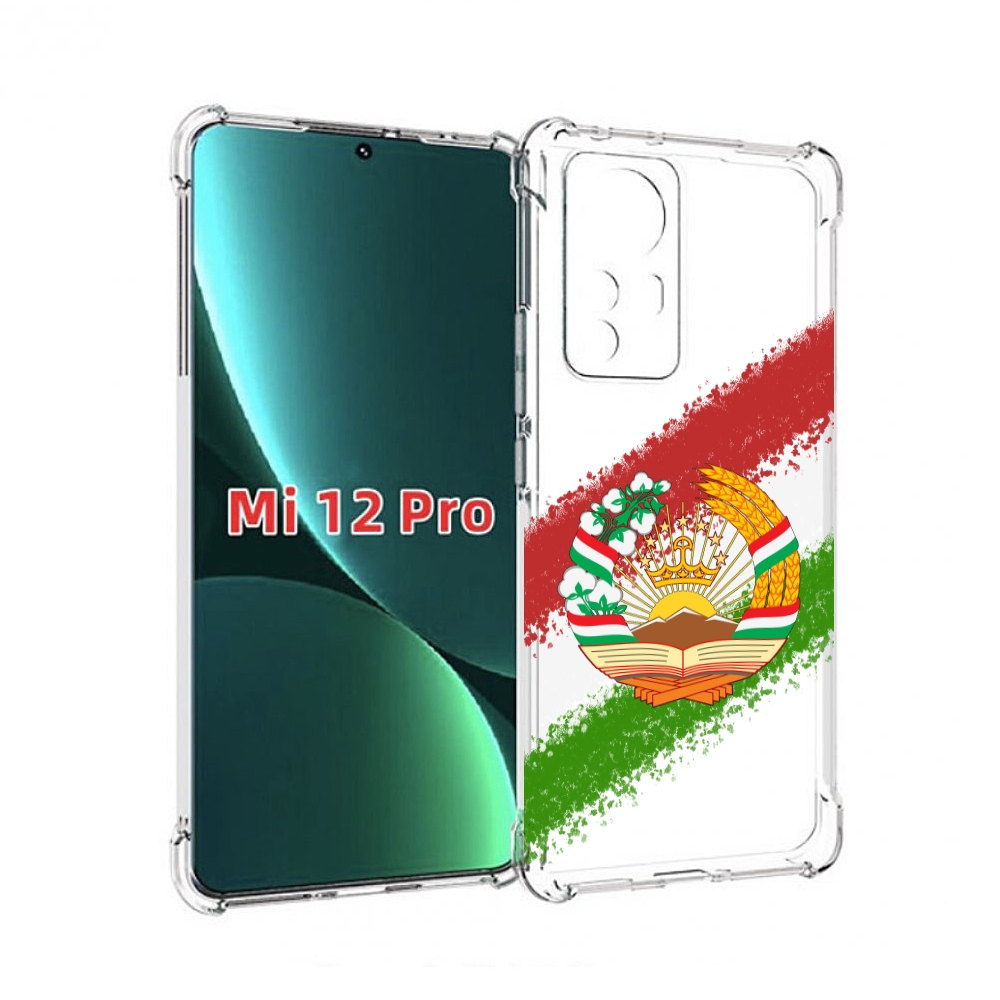 

Чехол MyPads герб флаг Таджикистана для Xiaomi 12S Pro, Прозрачный, Tocco