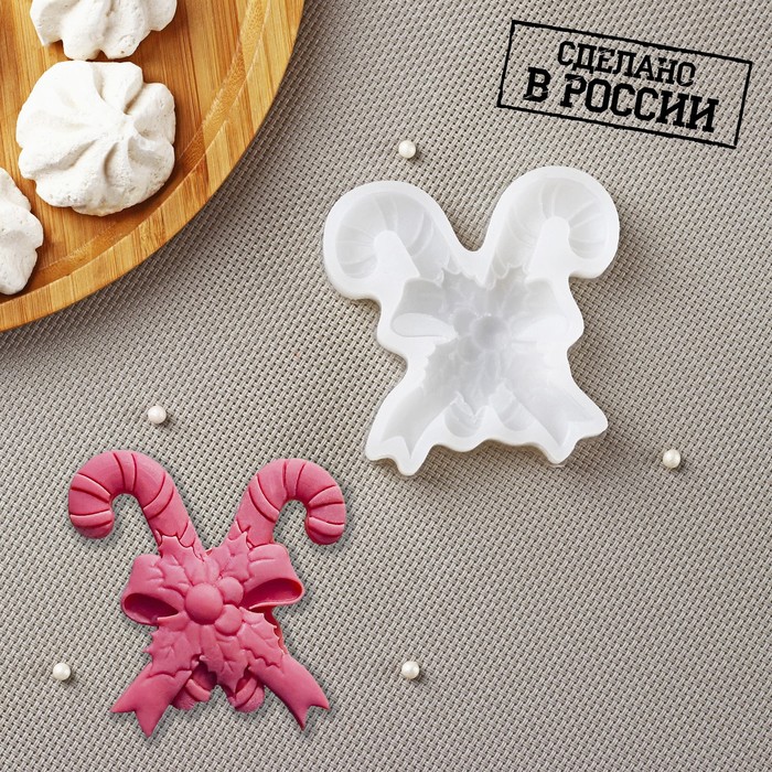 

Молд «Новогодние трости», 8,5×8,5 см, цвет прозрачный