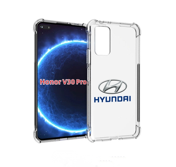 

Чехол бампер MyPads hyundai-4 мужской для Honor V30 Pro, Прозрачный, Tocco