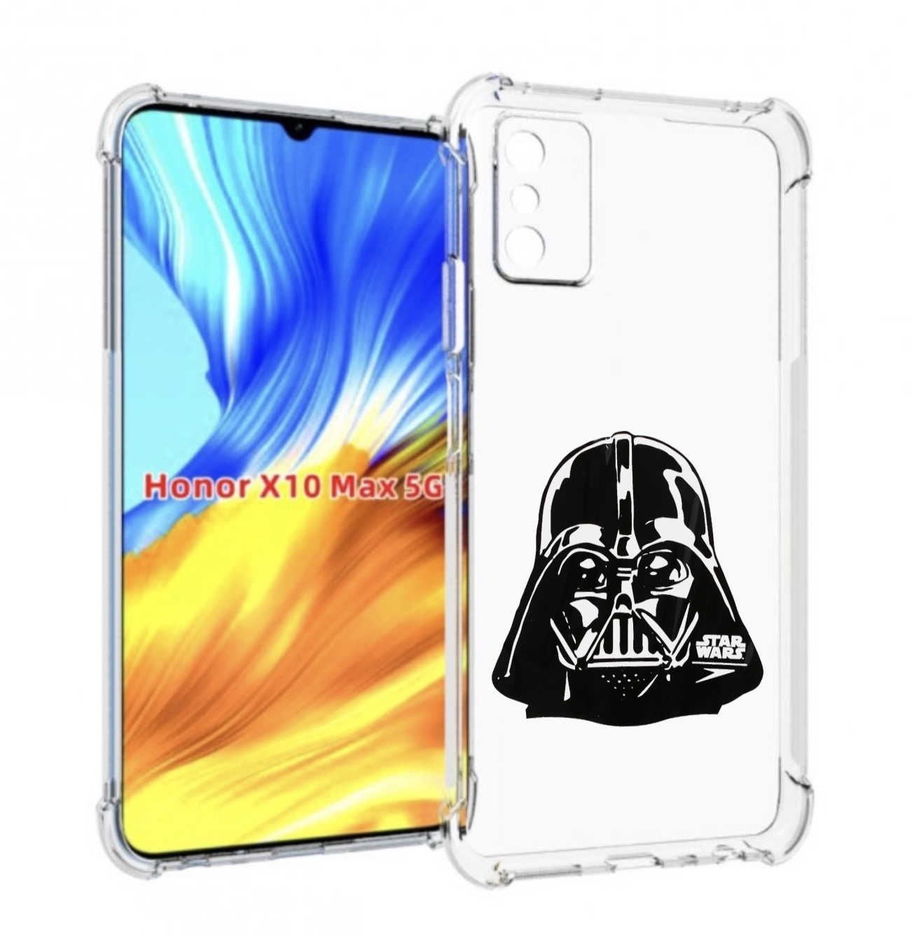 

Чехол MyPads Звездные-войны для Honor X10 Max, Прозрачный, Tocco