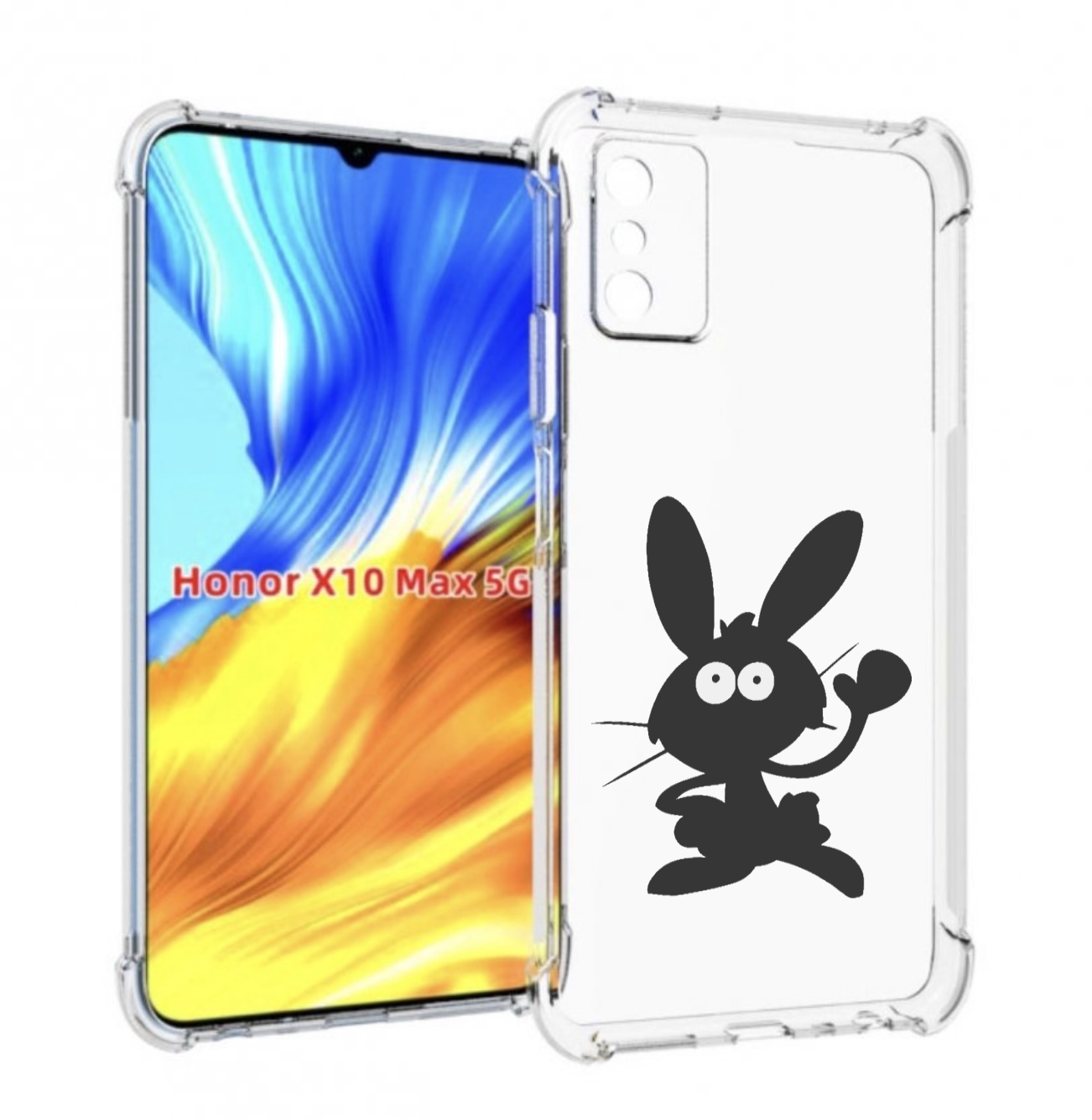 Чехол MyPads Заяц для Honor X10 Max