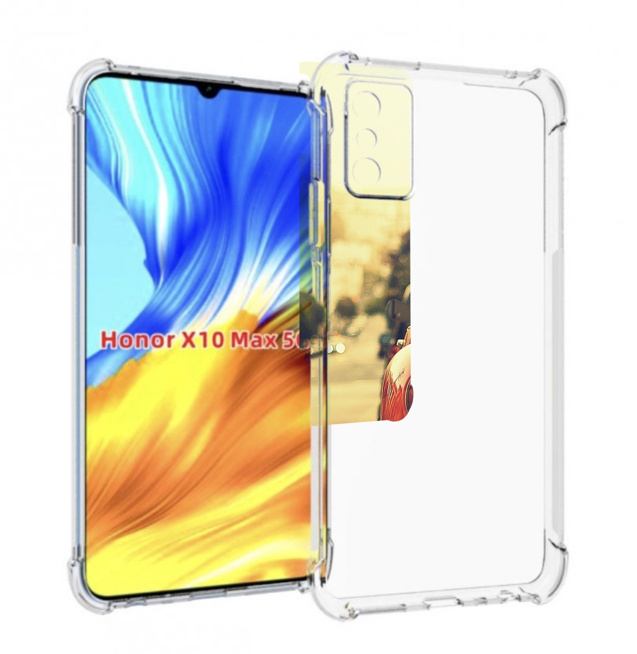 

Чехол MyPads Жук для Honor X10 Max, Прозрачный, Tocco