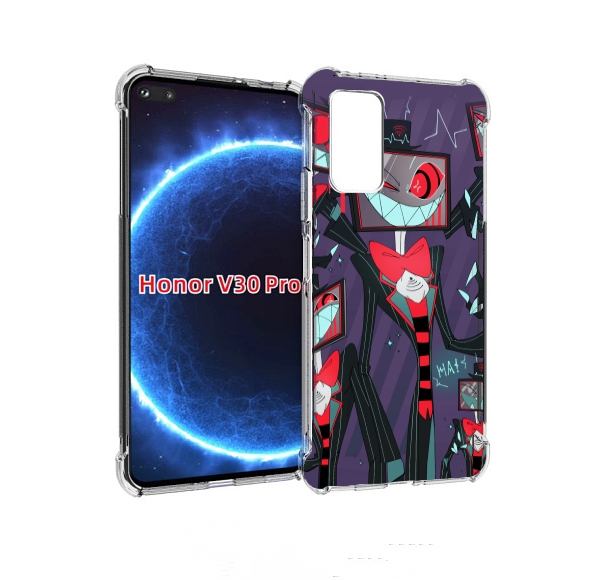 

Чехол бампер MyPads hazbin hotel для Honor V30 Pro, Прозрачный, Tocco