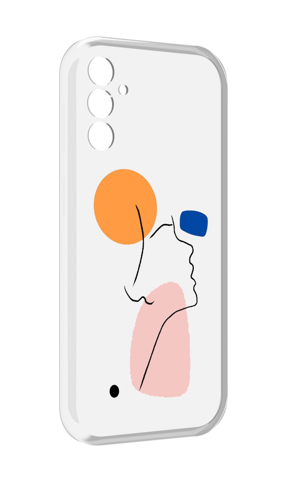 

Чехол MyPads абстракция девушки женский для Samsung Galaxy M13, Прозрачный, Tocco