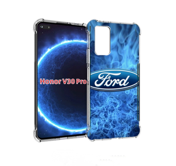 

Чехол бампер MyPads ford-форд-22 м для Honor V30 Pro, Прозрачный, Tocco