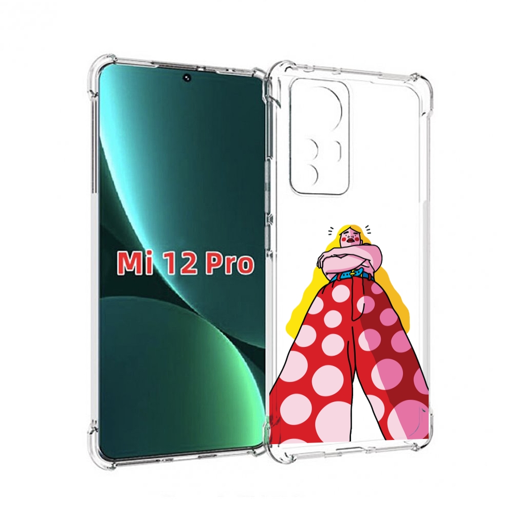 

Чехол MyPads высокая-девушка для Xiaomi 12S Pro, Прозрачный, Tocco