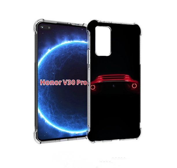 

Чехол бампер MyPads ferrari феррари 1 для Honor V30 Pro, Прозрачный, Tocco