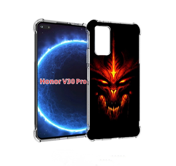 

Чехол бампер MyPads diablo-3-диабло для Honor V30 Pro, Прозрачный, Tocco
