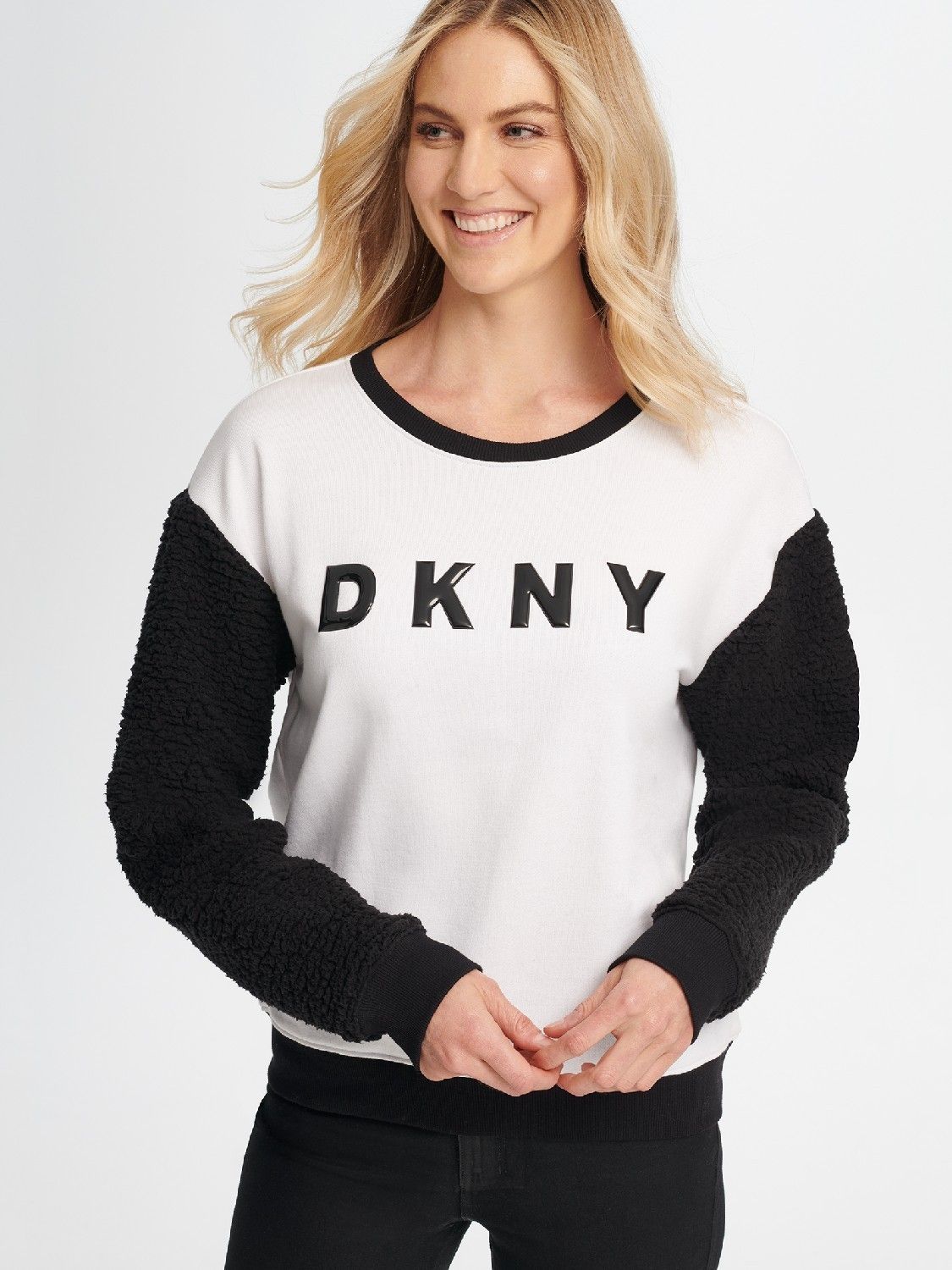 

Джемпер женский DKNY P9LH7DUB/WHBS черный S, P9LH7DUB
