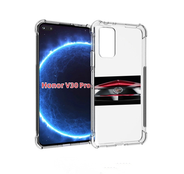 

Чехол бампер MyPads cadillac 3 мужской для Honor V30 Pro, Прозрачный, Tocco