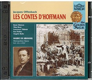 фото Offenbach: les contes d'hoffmann - maurice de abravanel arkadia