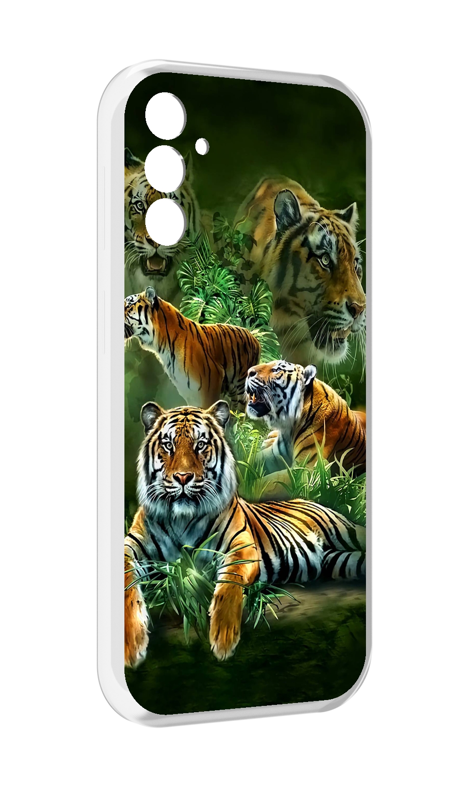 

Чехол MyPads Тигры для Samsung Galaxy M13, Прозрачный, Tocco