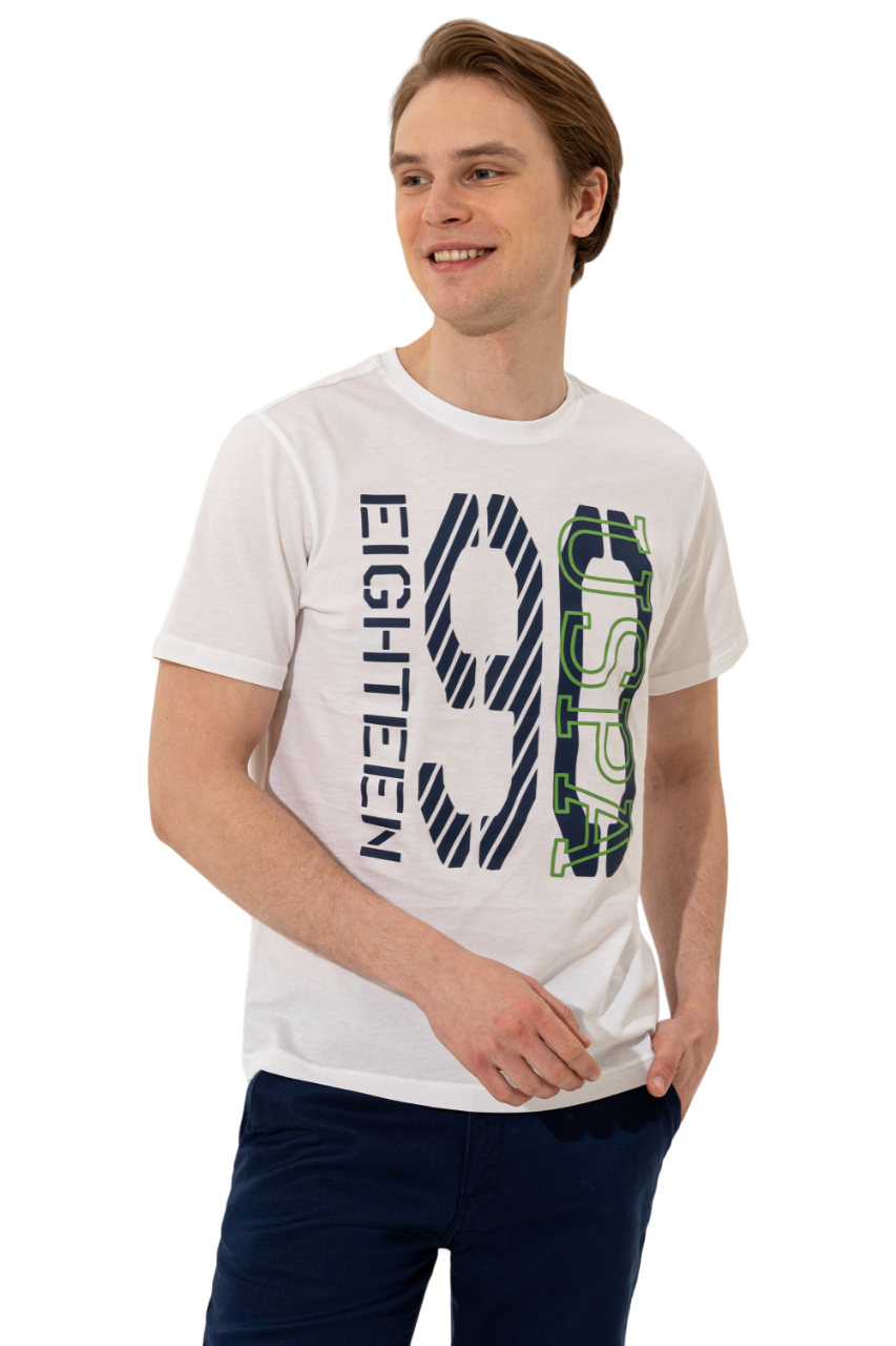 

Футболка мужская U.S. POLO Assn. g081gl0110omari белая XL, Белый, g081gl0110omari