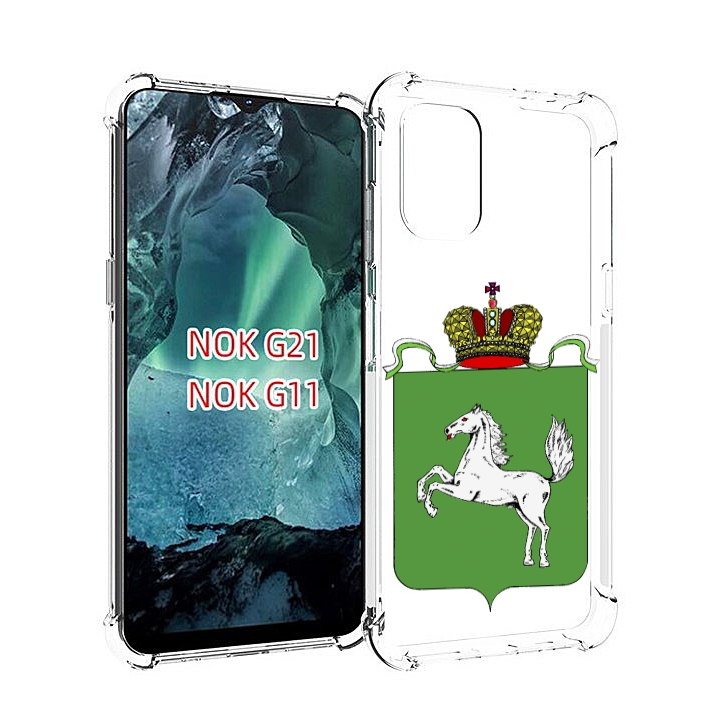 

Чехол Mypads Герб Томская Область Для Nokia G11/G21, Прозрачный, Tocco