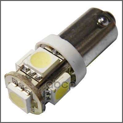 Лампа Светодиодная T4w / Ba9s / 12v 5smd Белая LEDO арт. ba9s5smdw