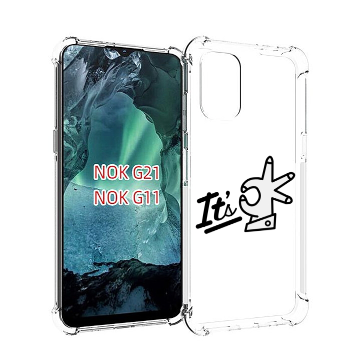 

Чехол Mypads Все-Ок Для Nokia G11/G21, Прозрачный, Tocco