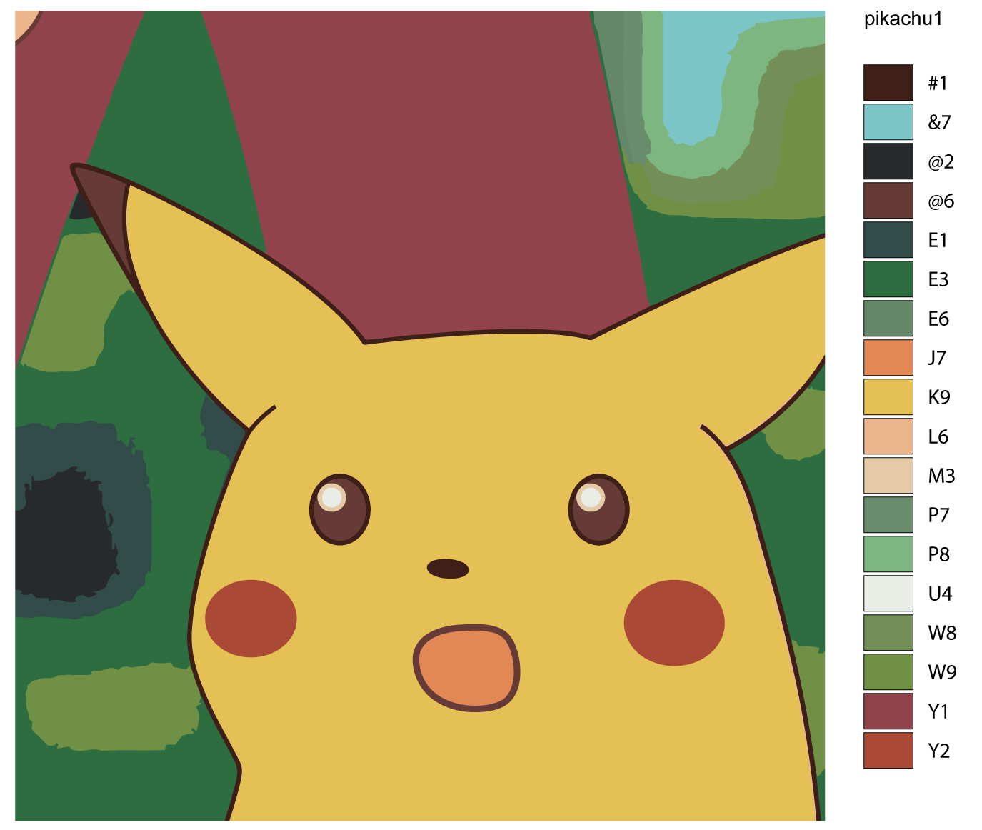 

Картина по номерам, "Живопись по номерам", 48 х 48, TSKK-pikachu1, TSKK-pikachu1