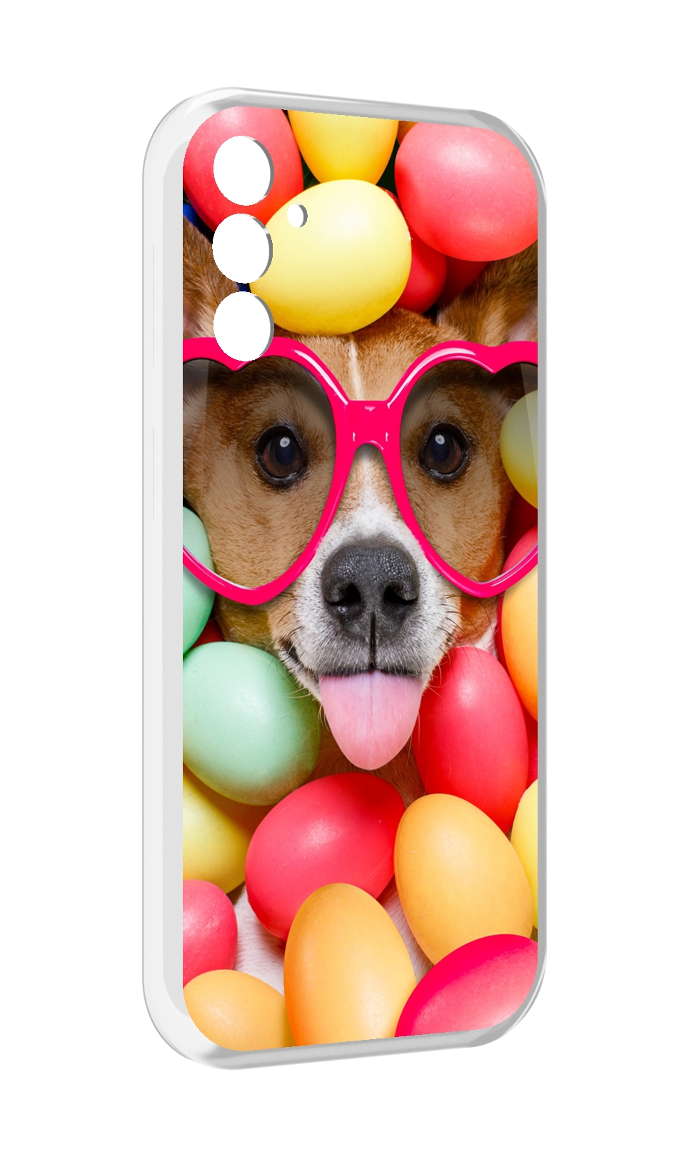 

Чехол MyPads Собака-в-яйцах для Samsung Galaxy M13, Прозрачный, Tocco