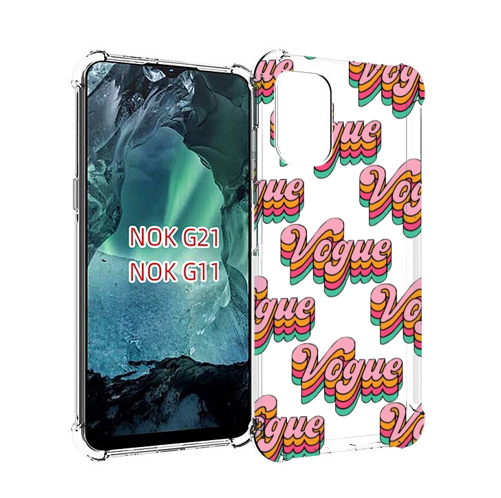 

Чехол Mypads Вогуе Для Nokia G11/G21, Прозрачный, Tocco
