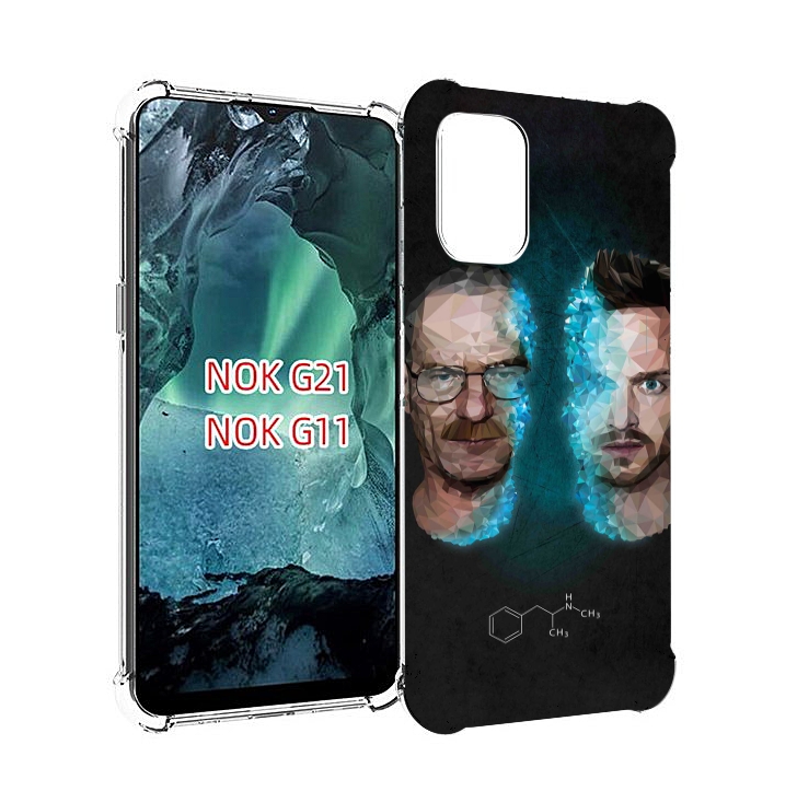 

Чехол Mypads Во-Все-Тяжкие Для Nokia G11/G21, Прозрачный, Tocco