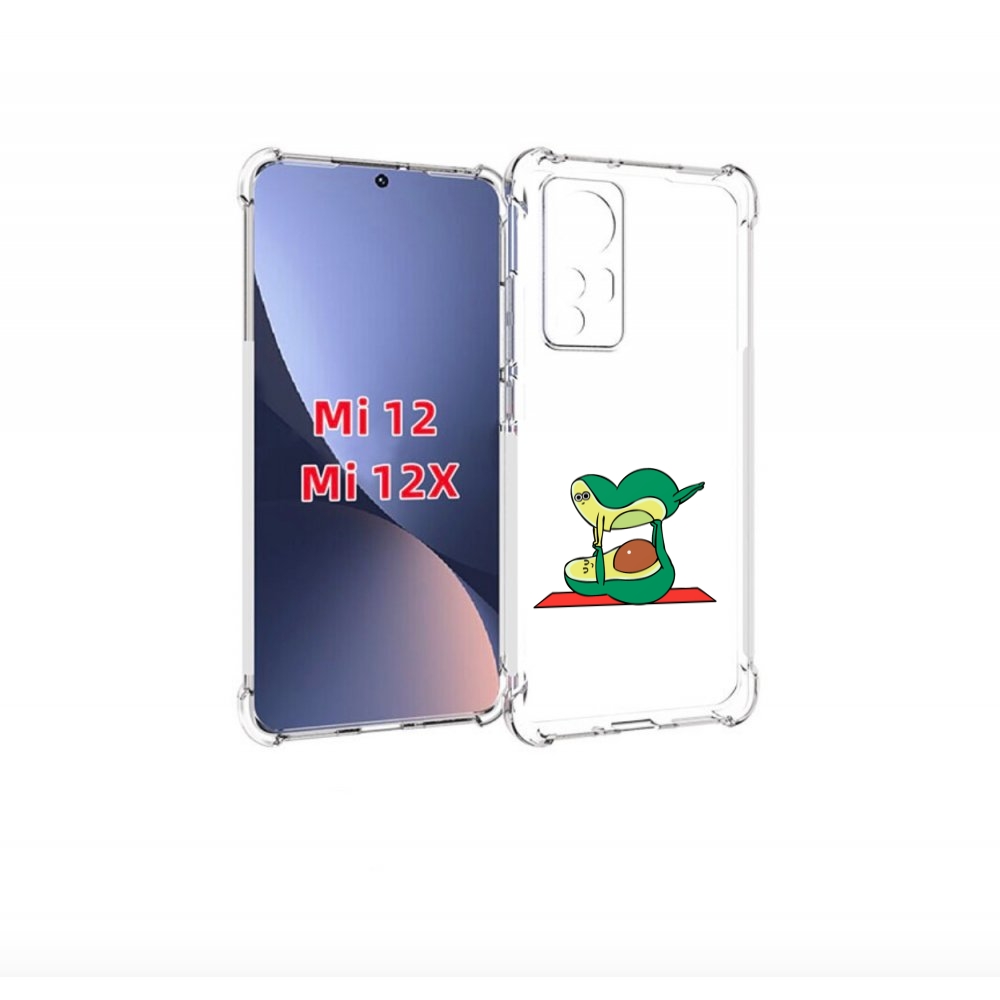 

Чехол-бампер MyPads Две-половинки для Xiaomi 12/Xiaomi 12X проти, Прозрачный, Tocco