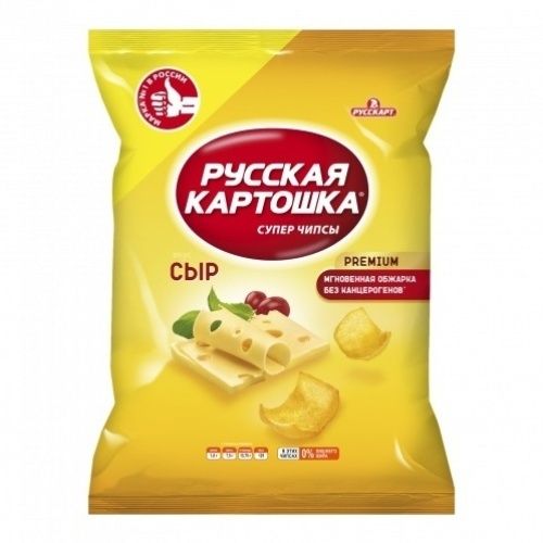 Чипсы картофельные Русская Картошка сливочный сыр 75 г 99₽