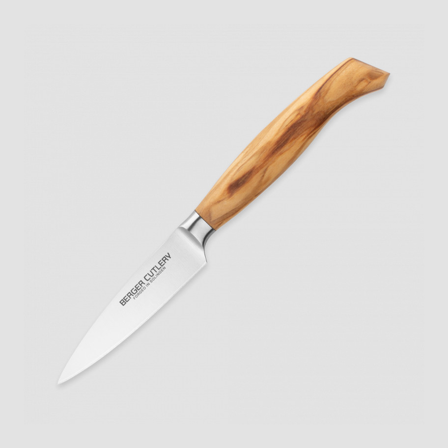 Нож для чистки и нарезки BERGER CUTLERY, 9 см Ergo Line Olive