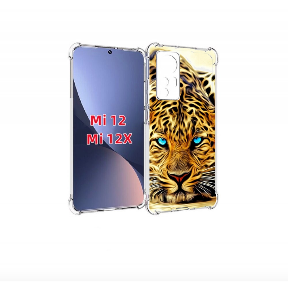 

Чехол бампер MyPads Голубоглазый-гепард для Xiaomi 12., Прозрачный, Tocco
