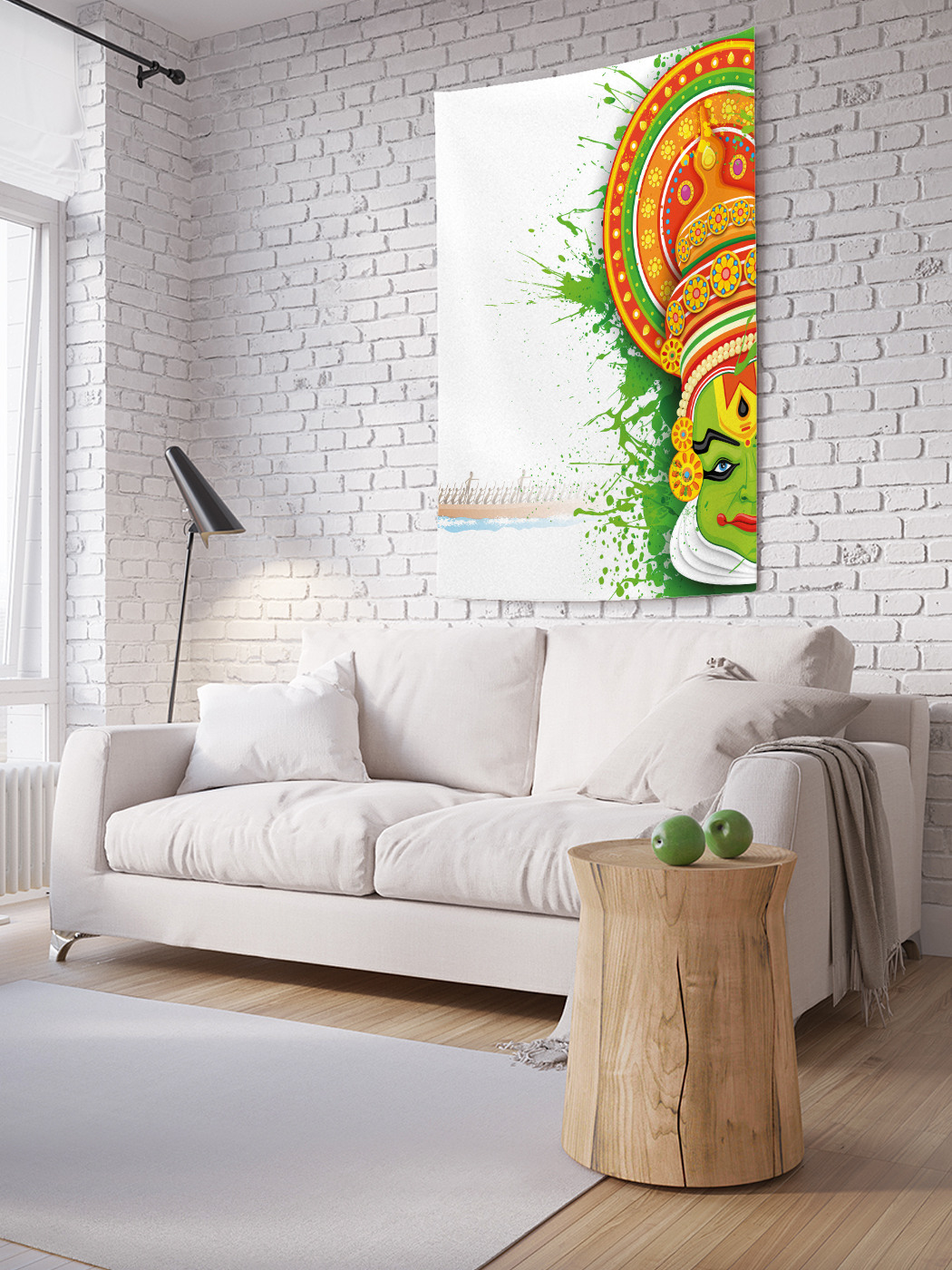 

Вертикальное фотопанно на стену JoyArty Будда в маске 150x200 см, Будда в маске