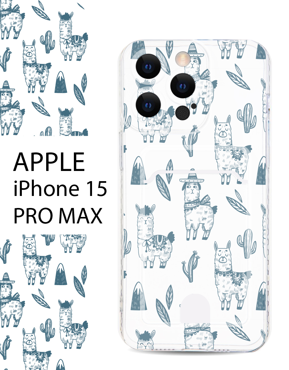 Чехол Casing-Soft Apple iPhone 15 Pro Max для Apple iPhone 15 Pro Max Животные