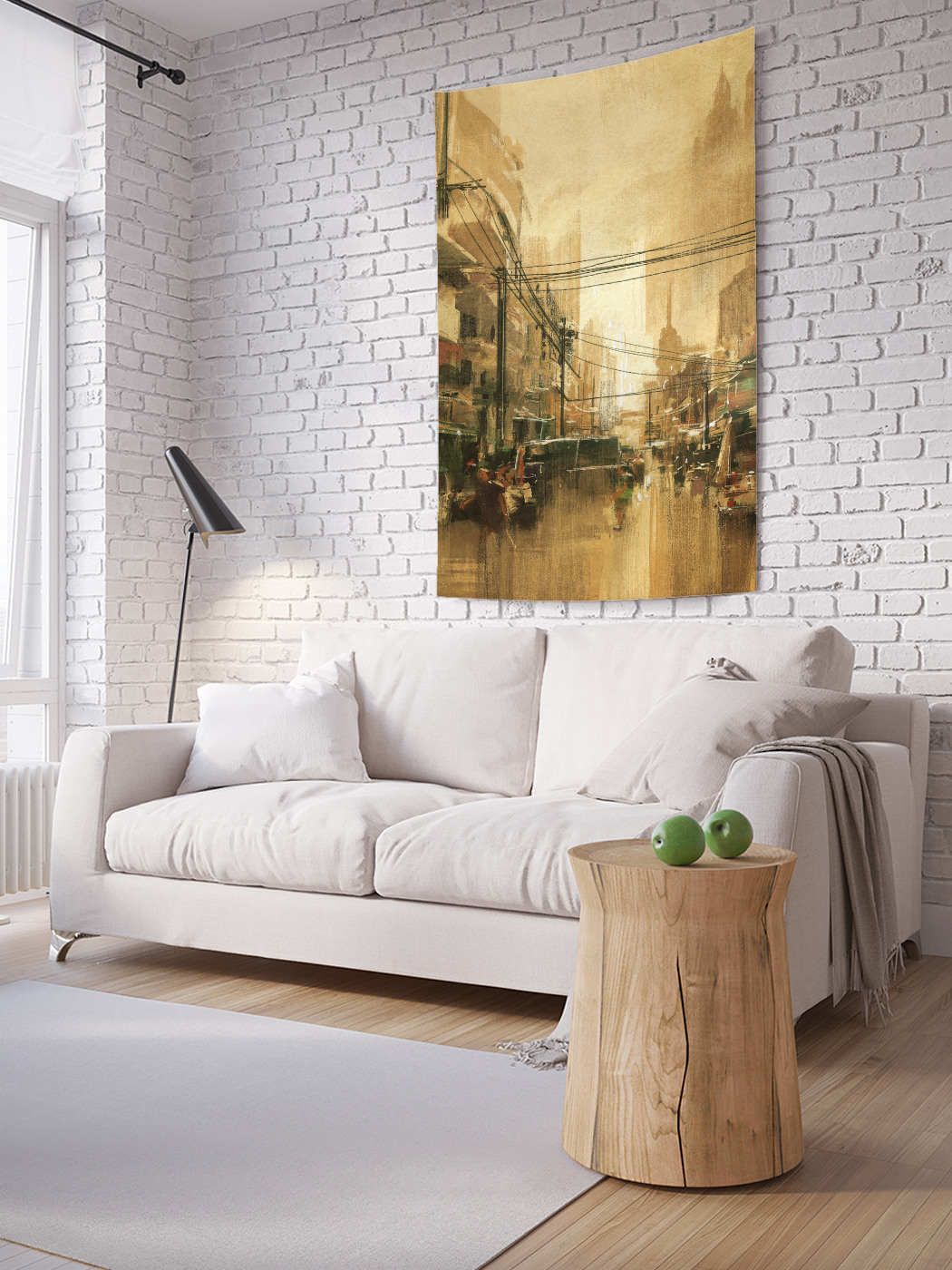 

Вертикальное фотопанно на стену JoyArty Город во мраке 150x200 см, Город во мраке