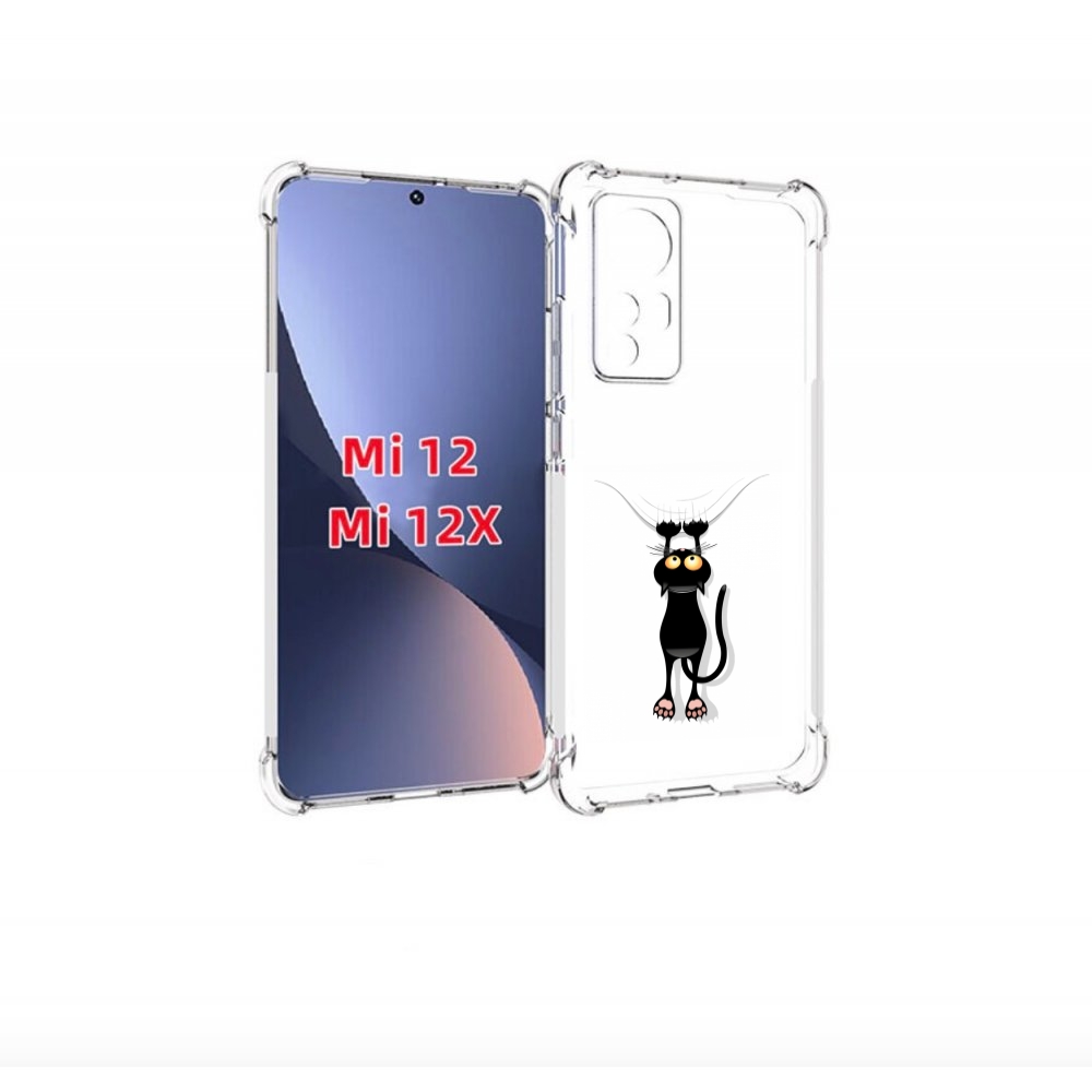 

Чехол бампер MyPads Висячий-кот для Xiaomi 12., Прозрачный, Tocco