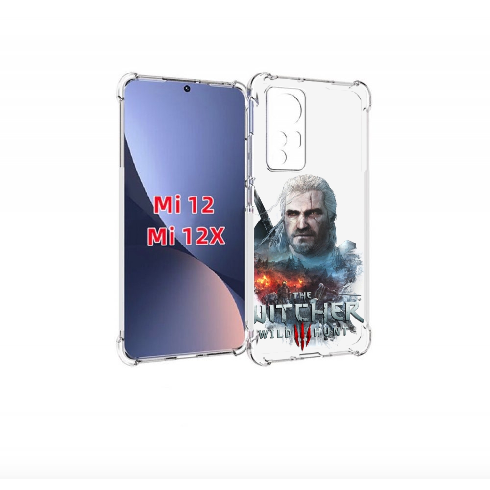 

Чехол бампер MyPads Ведьмак для Xiaomi 12/Xiaomi 12X противоударный, Прозрачный, Tocco