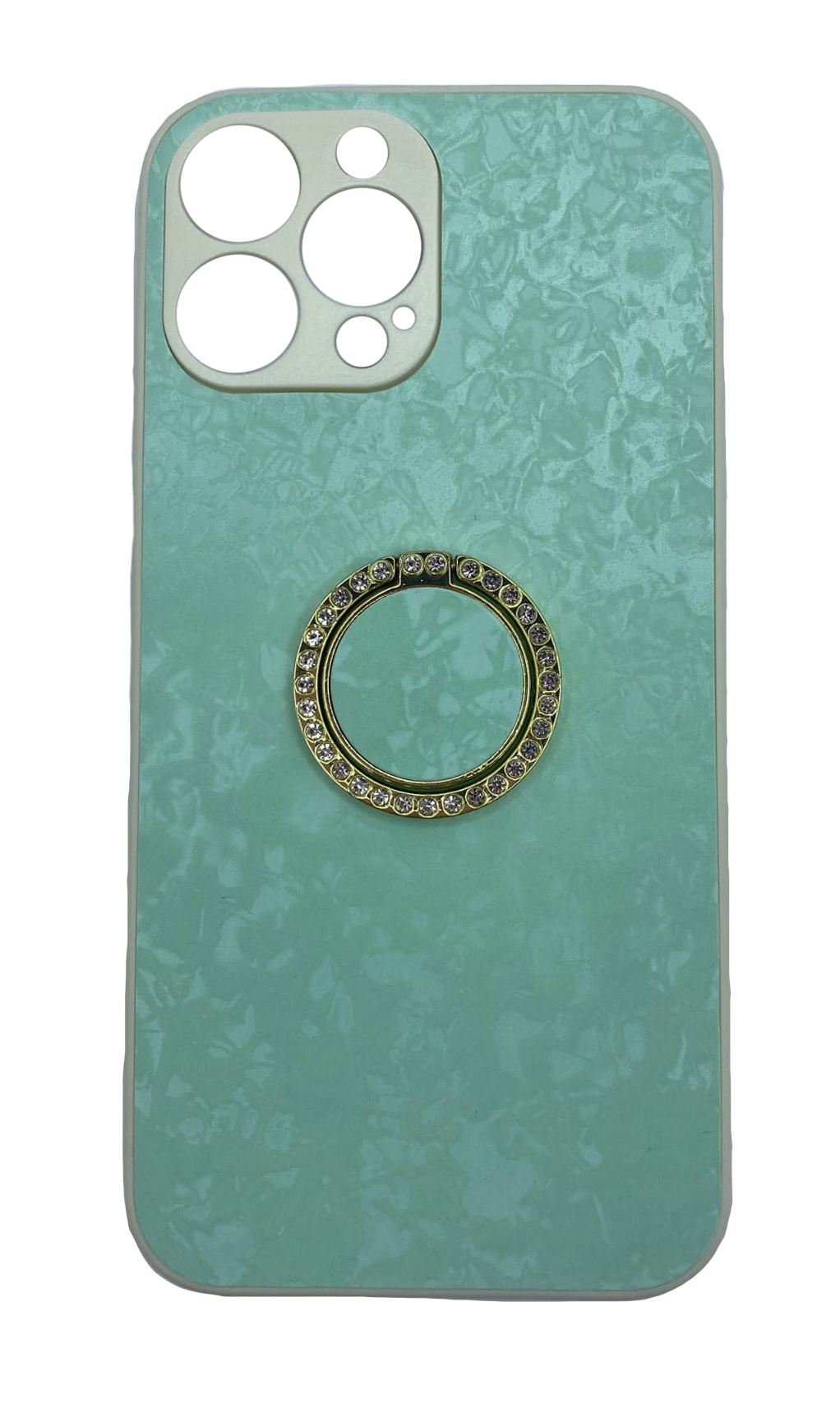

Чехол силиконовый для iPhone 13 Pro (6.1), с подставкой кольцом на палец , X-CASE, Бирюзовый
