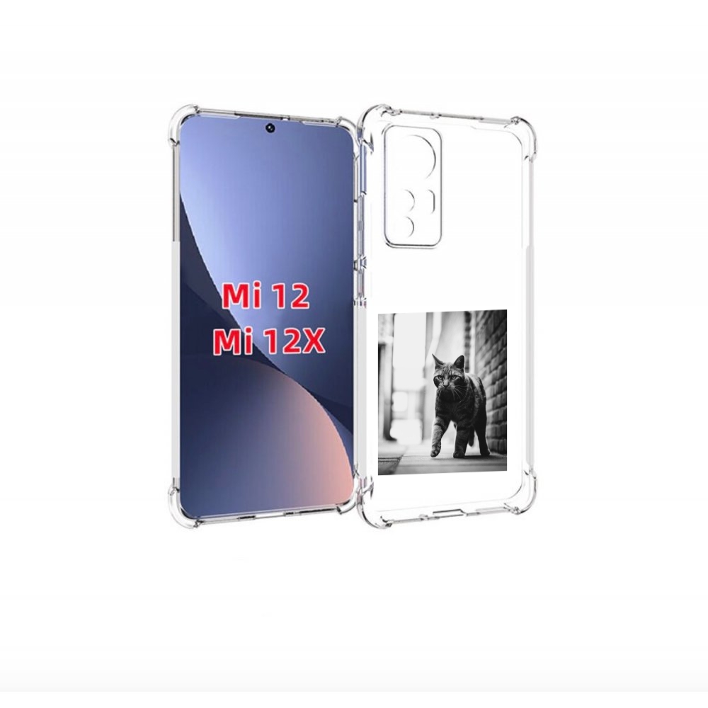 

Чехол бампер MyPads Важный-кот для Xiaomi 12., Прозрачный, Tocco
