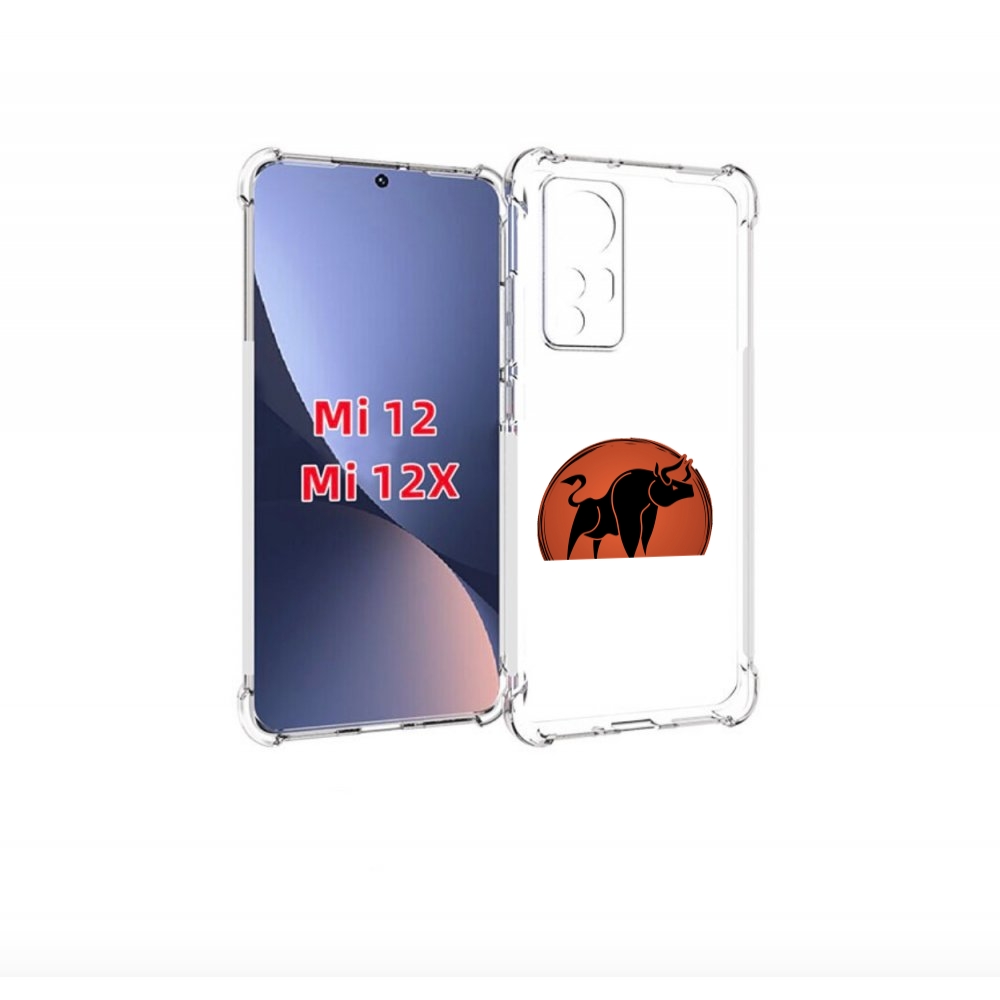 Чехол бампер MyPads Бык-2 для Xiaomi 12/Xiaomi 12X противоударный