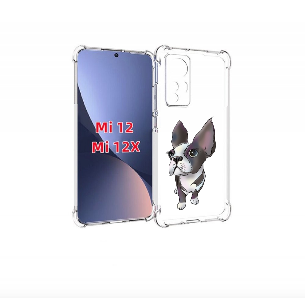 

Чехол бампер MyPads Бульдожка для Xiaomi 12., Прозрачный, Tocco