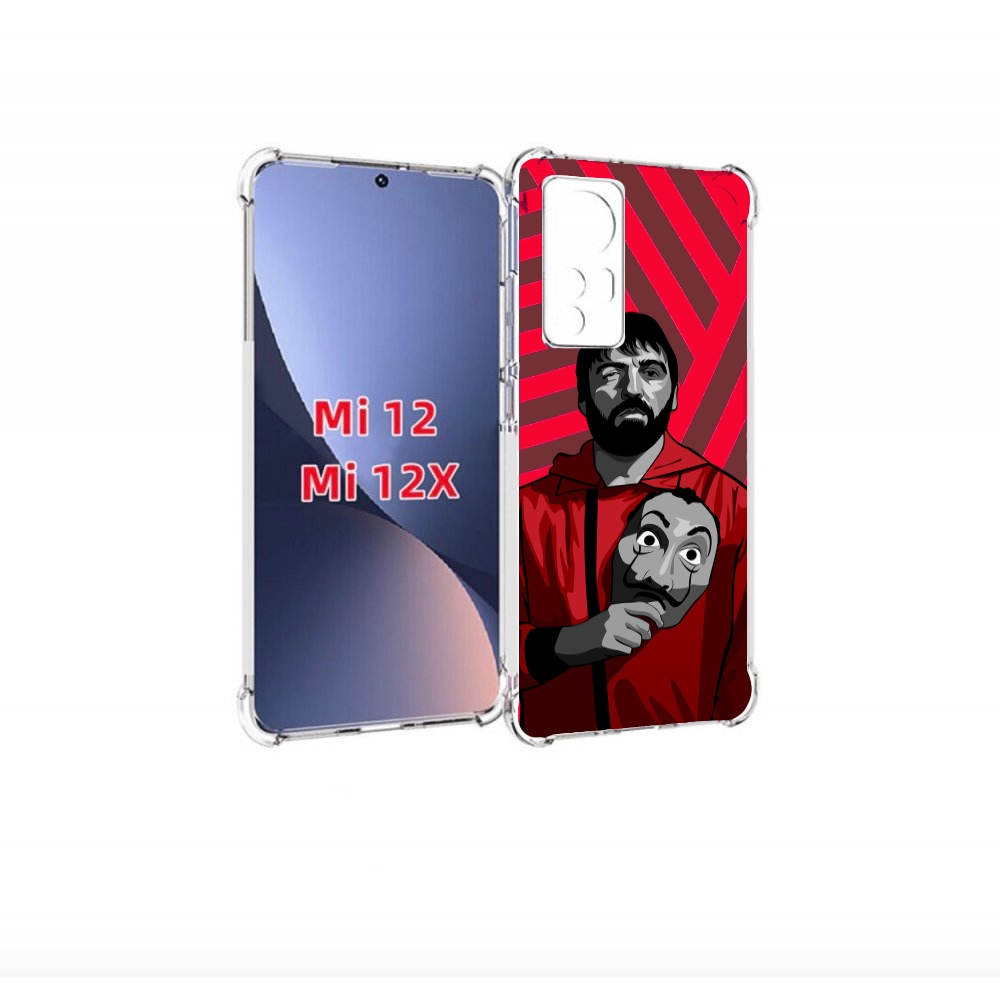 

Чехол бампер MyPads Богата-Бумажный-дом для Xiaomi 12., Прозрачный, Tocco